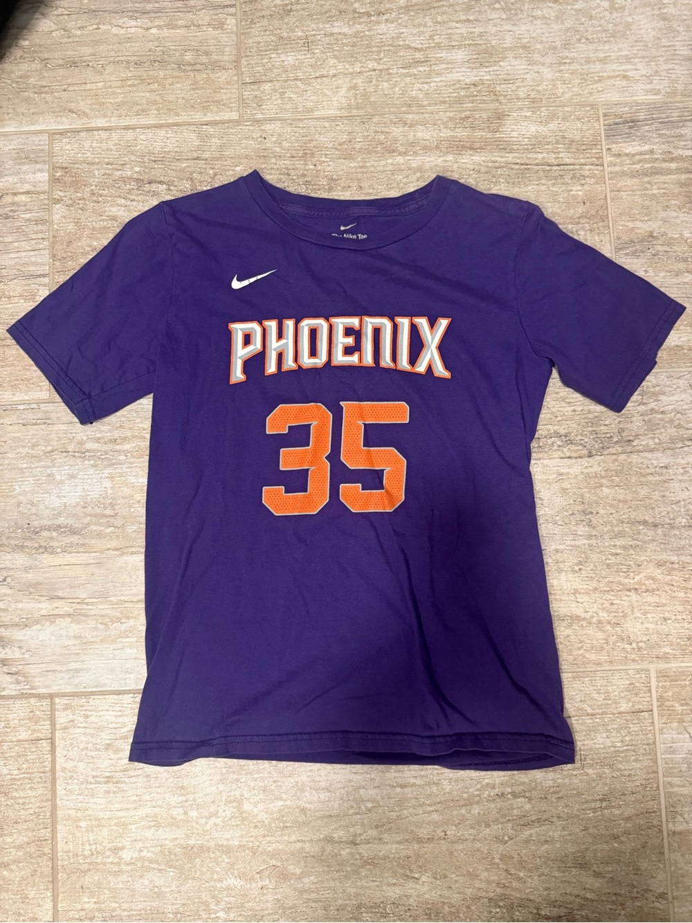 Nike Kids Phoenix #35 Purple Basketball Tee